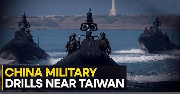 चीन ने ताइवान के पास शुरू किया सैन्य अभ्यास, तीनों सेनाएं और रॉकेट फोर्स तैनात