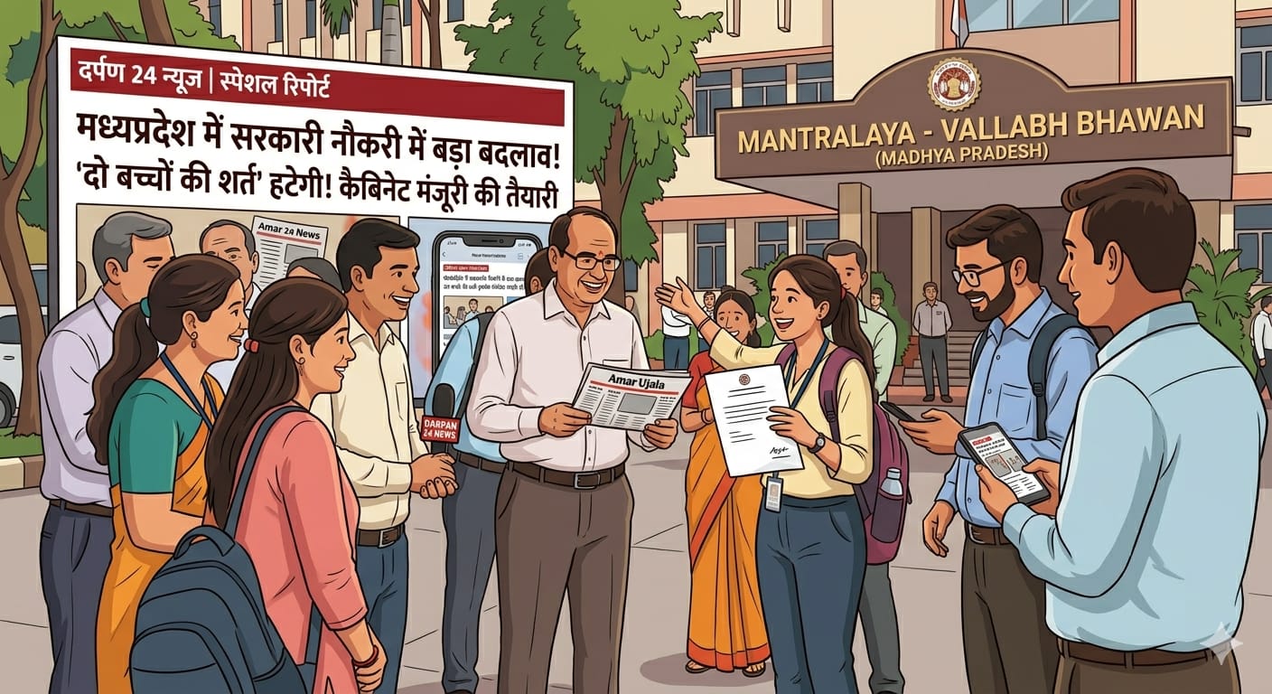 मध्यप्रदेश में सरकारी नौकरी के नियमों में बड़ा बदलाव, “दो बच्चों” की शर्त हटाने की तैयारी